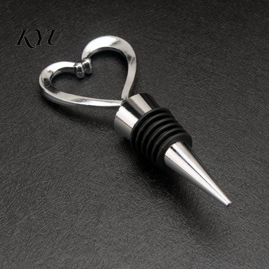 Home Bar Essentials Decorative Wine Bottle Stoppers, Reusable Alloy Corks, Secure Seal Sealing Cork for Party Stopper Red Preservation In Kitchen
