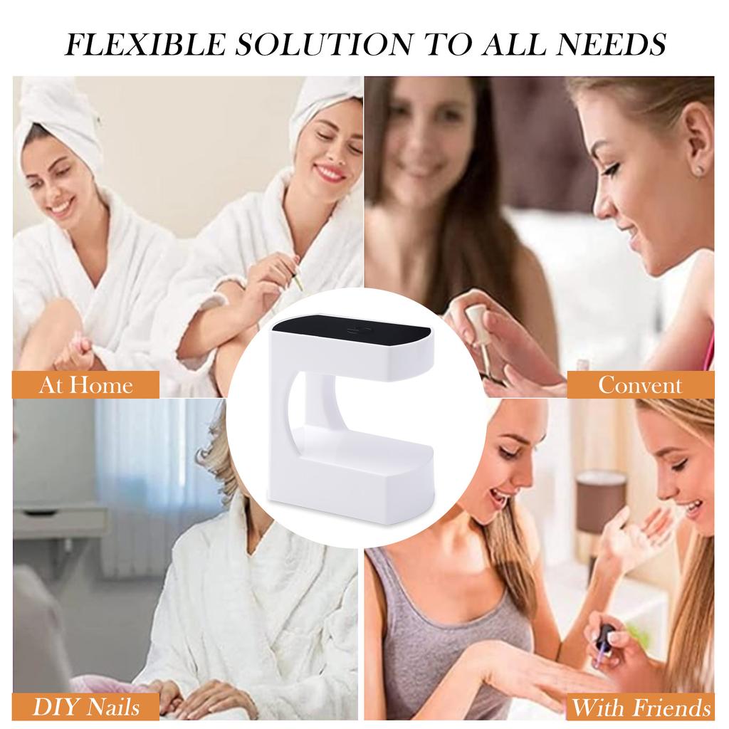 Usb Mini Nail Light Small Q8 Nail Light Therapy Machine 6Led Baking Light Nail Set Uv Uv