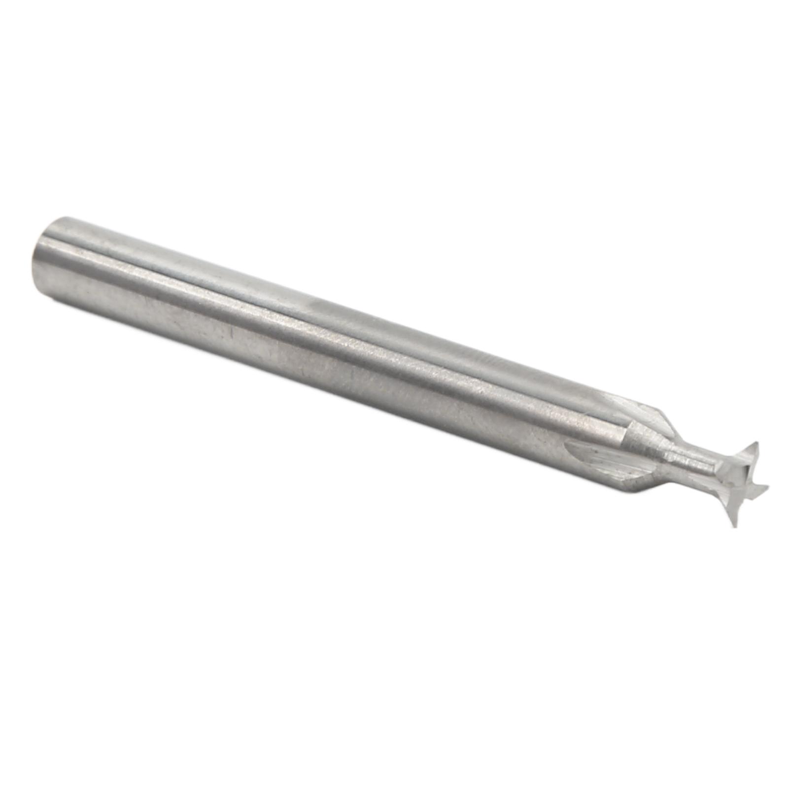 

Dovetail End Mill Cutter High Hardness Alloy 5mm 4 Flutes Fast Drilling Milling Cutter for Industry