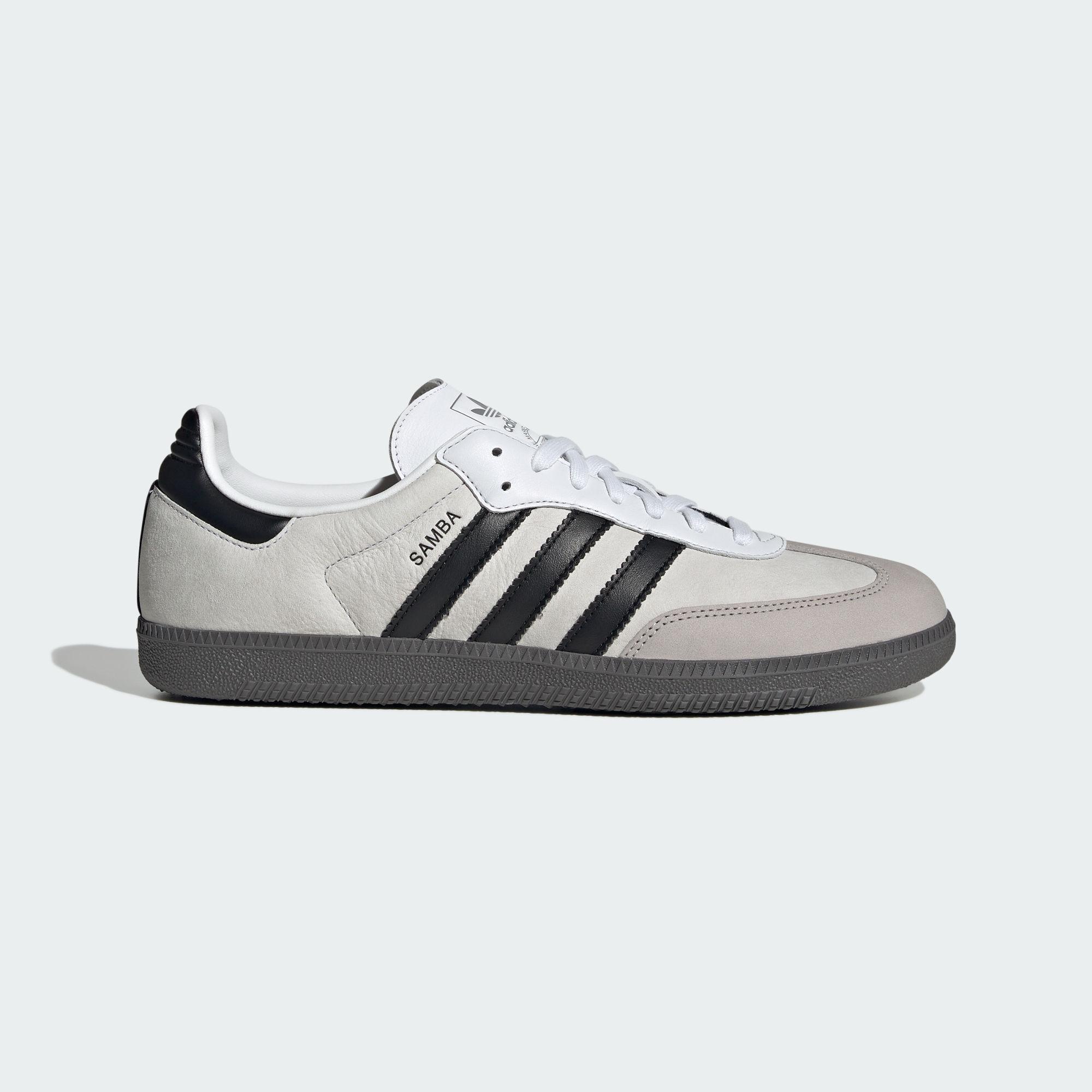 Adidas Originals SAMBA OG German Army Trainers Unisex White Black Gray 36.5