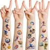 10pcs Football Temporary Tattoo Stickers Kids Boys Birthday Party Favors Soccer Sport Party Decoration Pinata Fillers Toy Gift