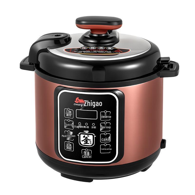 

Zhigao 5L Multi-Functional Electric Pressure Cooker - Non-Stick, Rice Cooker, Soup Maker, Smart Pressure Technology Order 99-999 units