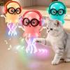 LED Electrically-Powered Crawling Dancing Jellyfish Toy An Octopus With Music Automatic Obstacle Sensor Intelligent Cat Toy Gift