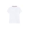 Fila Solid Color Sports Casual Short Sleeve Polo Shirt Women Tops White F11W221104FWT