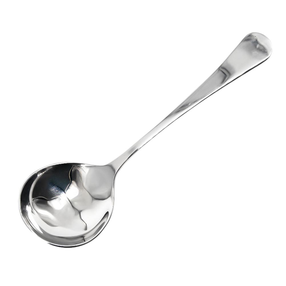 Stainless Tasting Spoon Long Handle Cupping Spoons Dessert Spoon Coffee Stirring Spoon Tea Cup Spoon Food Spoon 15.3X4.3CM