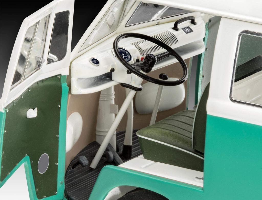 German Revell 1/24 Scale VW T1 Microbus Plastic Model Kit 07675