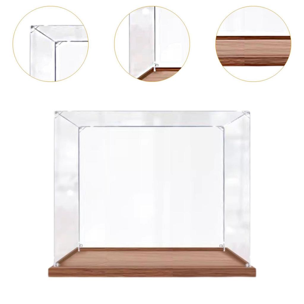 Acrylic Display Case Collectibles Box Figurine Showcase Organizer Dustproof Protection