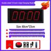 Zhihuixing Double-Sided LED Large Screen Timer Clock