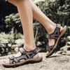 38-48 Mens Large Size Genuine Leather Men Sandals Summer Men Beach Sandals Outdoor Sandals For Men
