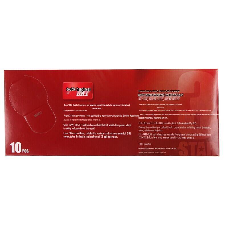 DHS 3-Star 40+ Seamed Table Tennis Balls (100 Count)