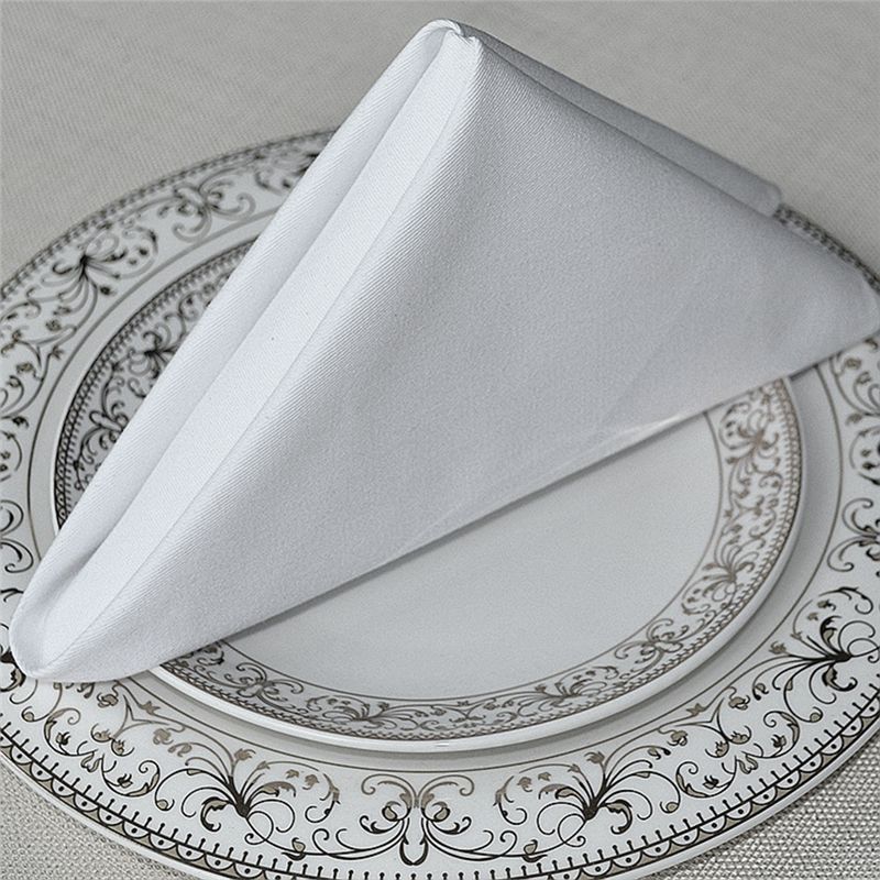 BHBL Cloth Napkins Cotton Dinner Napkins with Hemmed Edges, Washable Napkins perfect for Parties, Weddings and Dinners