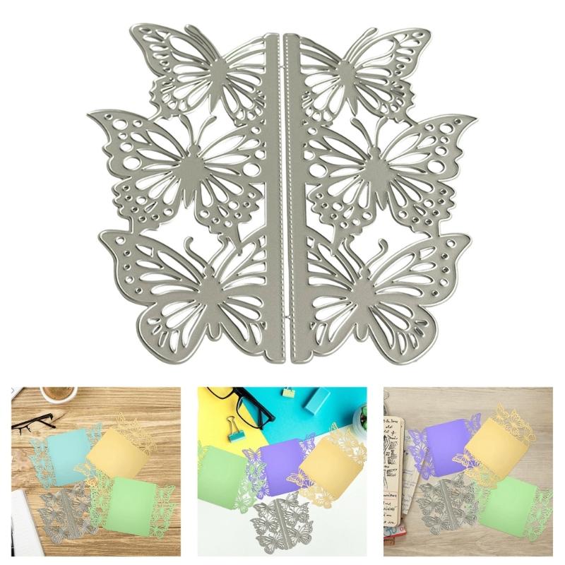 Butterfly Border Metal Die Cuts Carbon Steel Cutting Dies Embossing Stencils for Card Journal Scrapbooking Decorations