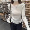 Pure Desire Beautiful Bottoming Shirt Female Slim Early Autumn New Sweater with Long-sleeved Knitted Sweater Top