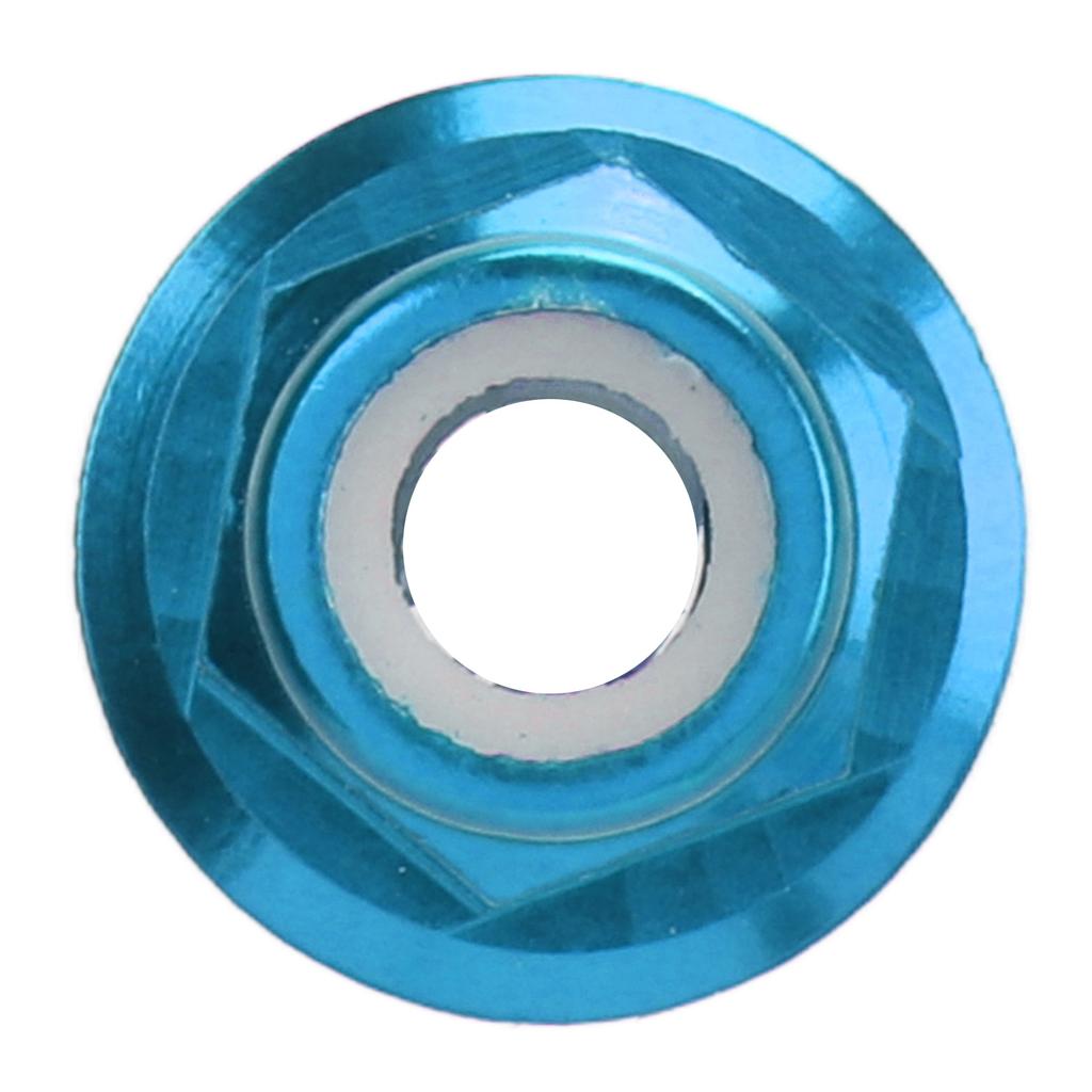 4Pcs RC Car Nuts M4 Aluminum Alloy 4mm Inner Diameter RC Car Accessory for 1 Celsius 10 Remote Control Vehicle