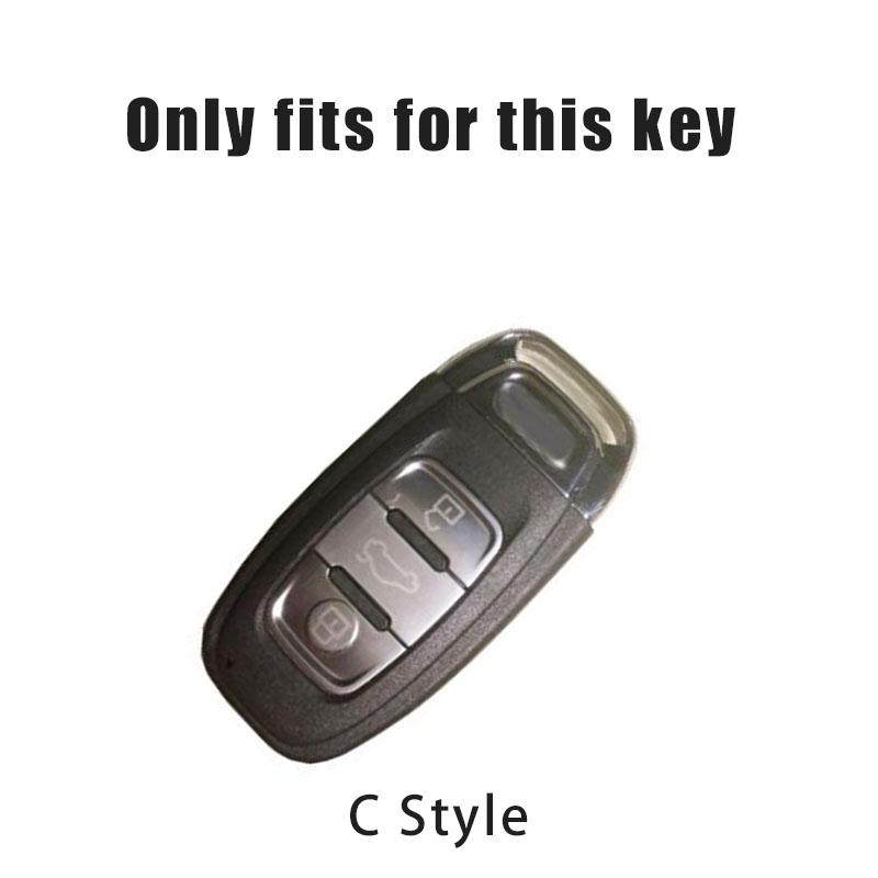 TPU Car Key Case Cover for A1 A3 A4 A5 A6 A7 A8 Quattro Q3 Q5 Q7 2013 2009 2010 2011 2014 2012 2015 Car Styling Accessories