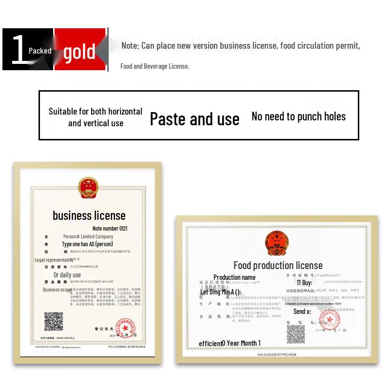 RuiPu Magnetic Business License Holder