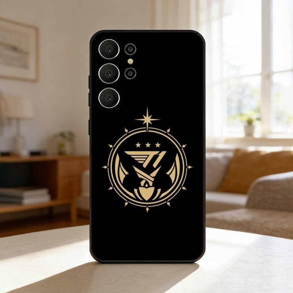 Team T1 F-Faker 2025 LCK Six Star Phone Case For Samsung S26,S25,24,23,22,30,21,10,9,Ultra,Plus,Lite,Black Soft Case Samsung S21Ultra