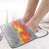 Household Feet Warmer Heater USB Soft Plush Thermal Blanket Feet Foot Warming Mat Heating Slippers for Home Office Bedroom