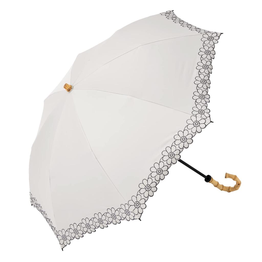 Cool Plus Folding Parasol with UV Heat and Light Blocking Folding Floral 50cm x 8 Light Blocking or More UV Protection Heat Grade 1 Light Blocking