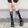 Ins Lolita Calf Socks Teen Sweet Princess Wind Cross Strap JK Stockings Cotton Socks Children
