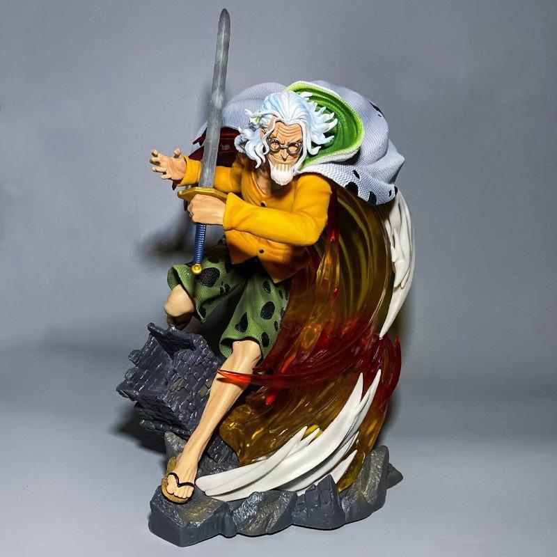 

30.5cm One Piece Silvers Rayleigh Resonance Seriesanime Figure Model Gk Statue Boys Collection Desktop Decoration Ornament Toys 30.5cm with box