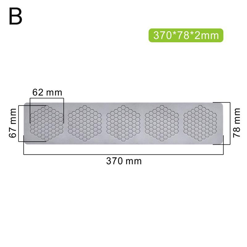 

Лист/бабочка/соты дизайн кружевной коврик помадка торт плесень сахар ремесло силикон 370x78x2mm
