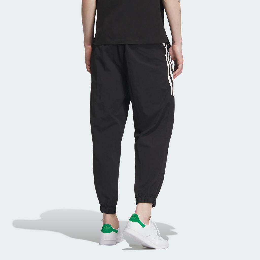 adidas Originals Knitted Sweatpants Men's Black Moderate Cuffed Pants IU4803