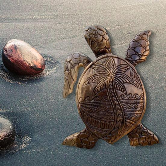 Realistic Resin Garden Turtle Sculpture Statue Innovative Patio Lawn Garden Decor