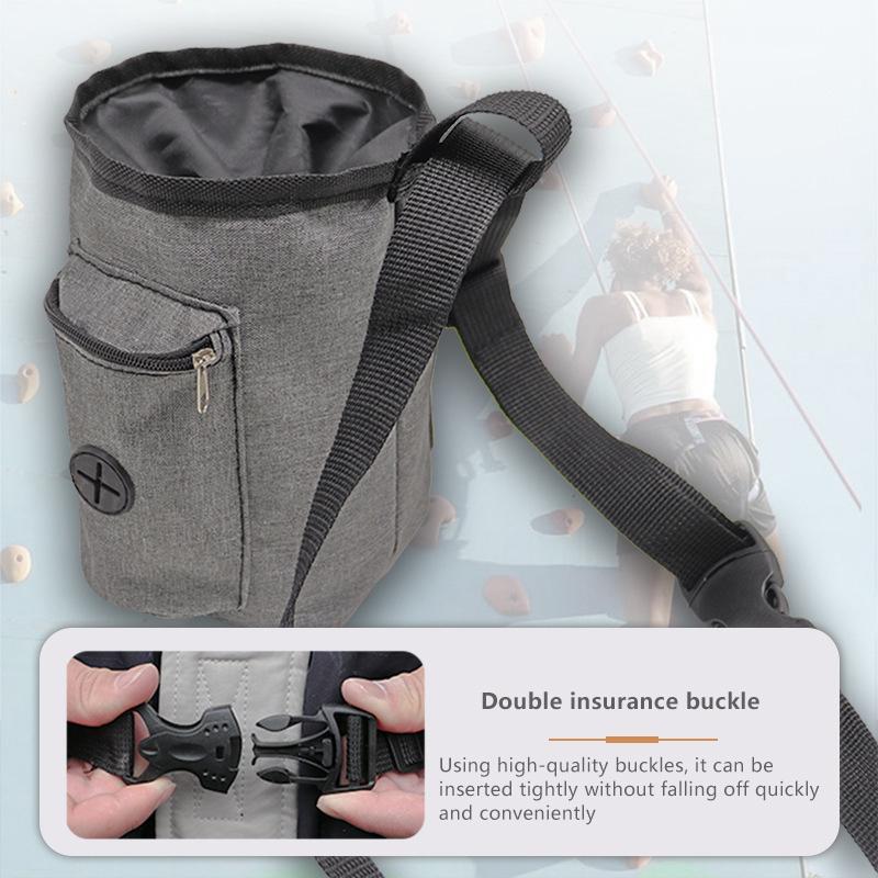 Magnesium Powder Bag Ice Climbing Rock Climbing Single Parallel Bars Fitness Gymnastics Non-Slip Powder Storage Wai