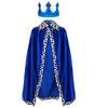 Halloween Cape King Prince Parent-child Event Party Performance Red Blue Purple Christmas Cape Shawl