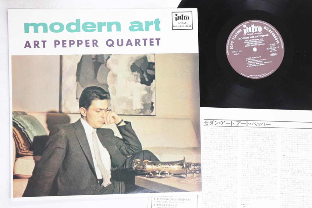 LP Record ART PEPPER - Modern Art K23P6711 INTRO 1979 Japan Jazz Used