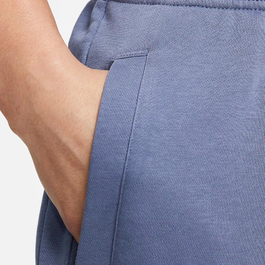 Nike Letter Print Drawstring Straight-Leg Shorts Men Bottoms Blue FB8831-491