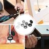 100pcs Hinged Screw Cover Caps, Flip Tops for Screw Protection(4 Colors)