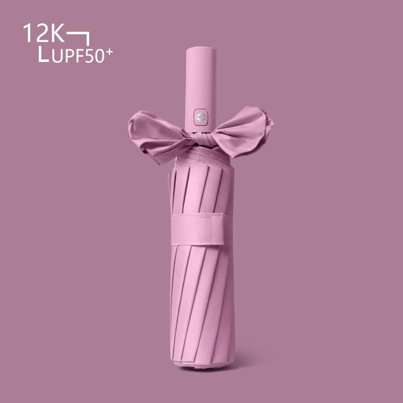 12-Rib Automatic Dual-Use Umbrella for Men & Women - Large, Sunshade & Rain Protection, UV Resistant