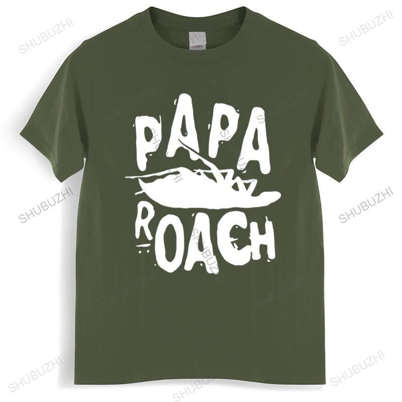 Summer T-shirt Men Brand Teeshirt Papa Roach Classic Infest Logo T-Shirt Mens Brand Teeshirt Mens T-shirt Euro Size TOPS