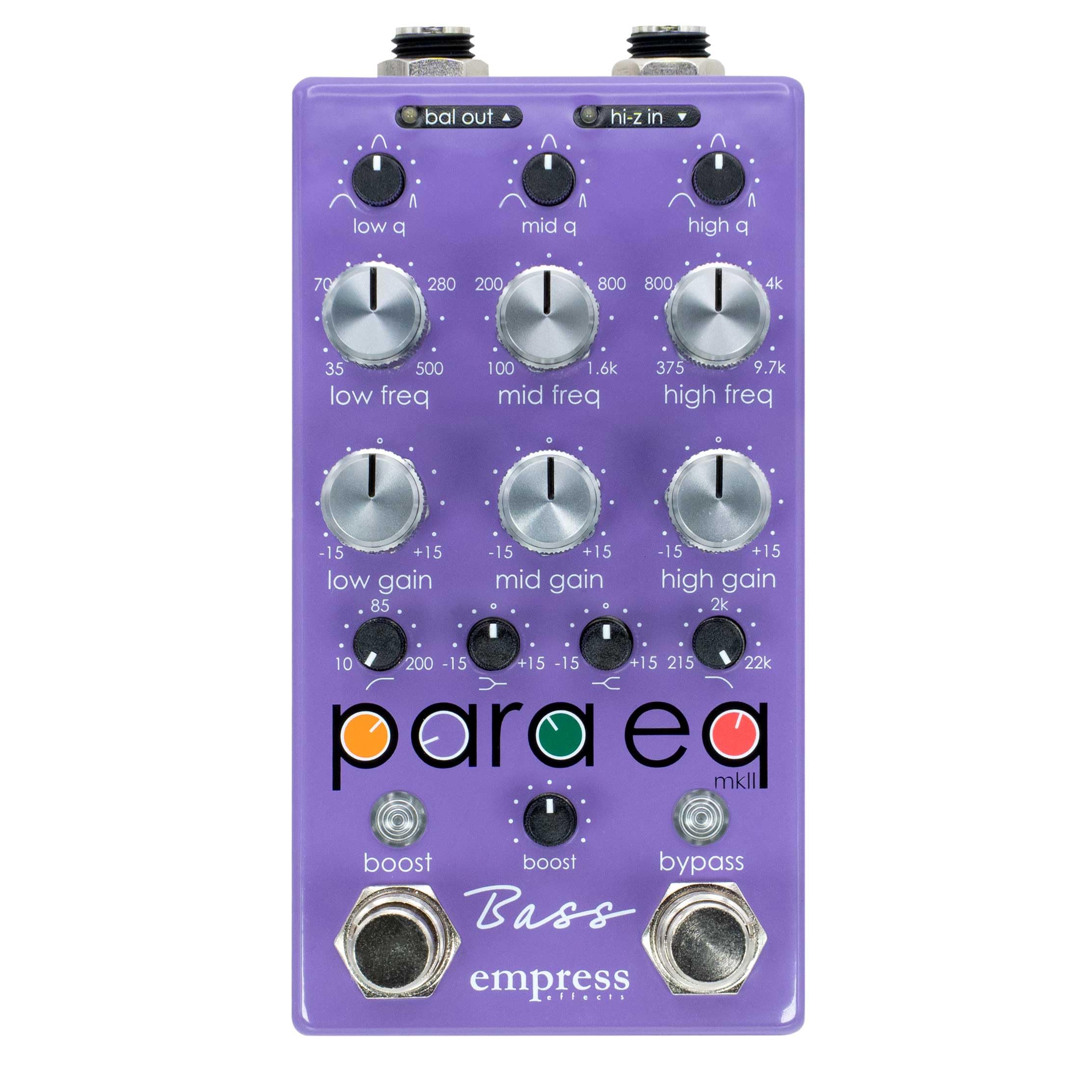 

empress effects Bass ParaEQ Equalizer Bass Effector