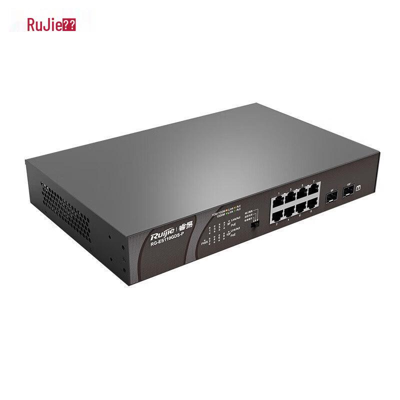 

Ruijie RG-ES110GDS-P 8-Port Gigabit PoE Switch