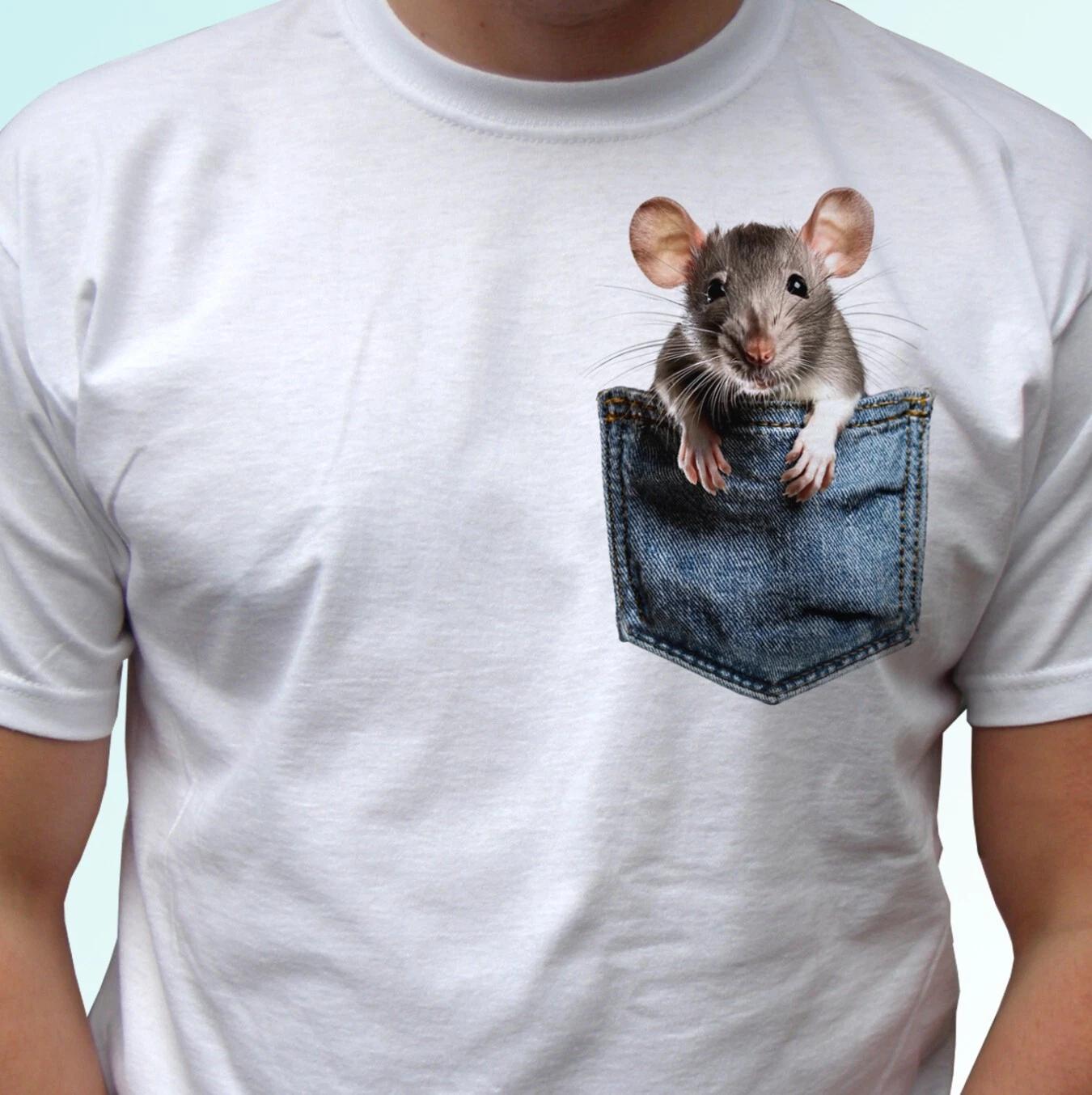 Rat kids boys T-Shirt animal white tee birthday top funny xmas party friend gift all sizes 150