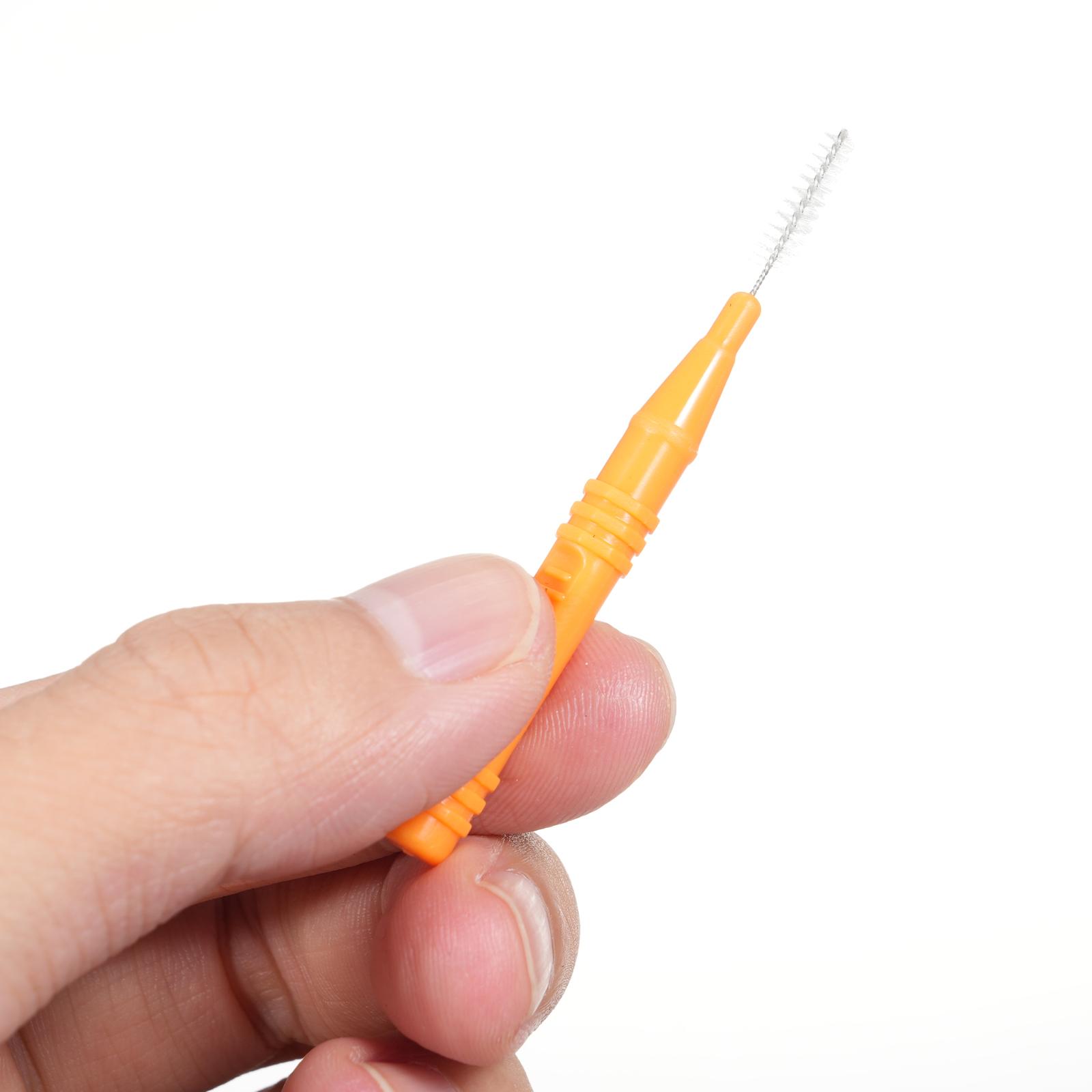 60PCS Interdental Brushes Dental Floss Toothpick Orthodontic Braces Brush Tooth Cleaning Tool Oral Care