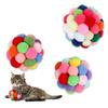 Colorful Bell Plush Cat Toy