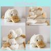 Cute Duck Plush Pillow With Soft Fabric For Kids Bedroom Accessory
