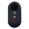 Custodia Cover in Silicone per Chiave Auto a 3 Pulsanti per Fiat 500 Guscio per Chiave Telecomando Pieghevole per Fiat Punto Panda Accessori Auto