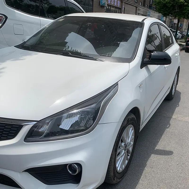 For KIA K2 KX CROSS 2017- Car Sticker Rearview Side Mirror Cover Wing Cap Exterior Door Rear View Case Trim ABS Carbon Look