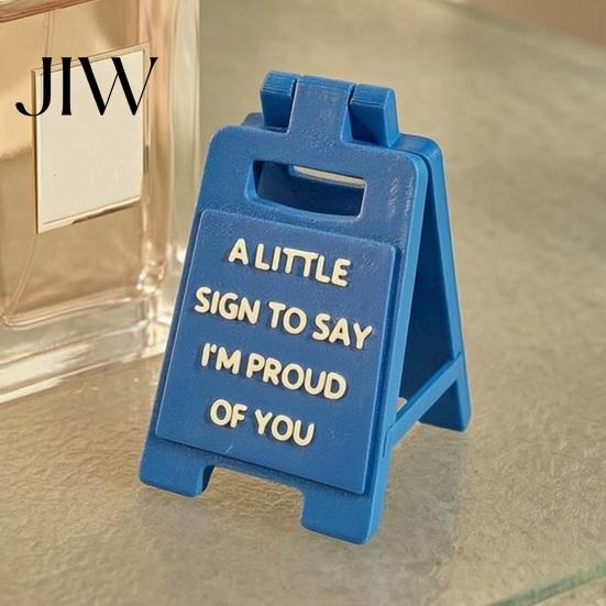 Creative Love Themed Gifts Romantic Mini Desk Sign with I You/I Miss You/I'm Proud of You Text for Anniversary Valentine's Day Commemorative