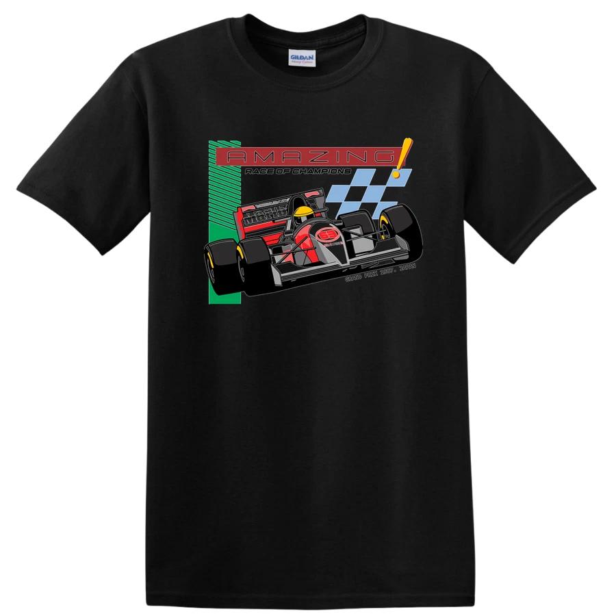 Amazing Race of Champions Grand Prix 1987 Japan Racing T Shirt Cool Tee L