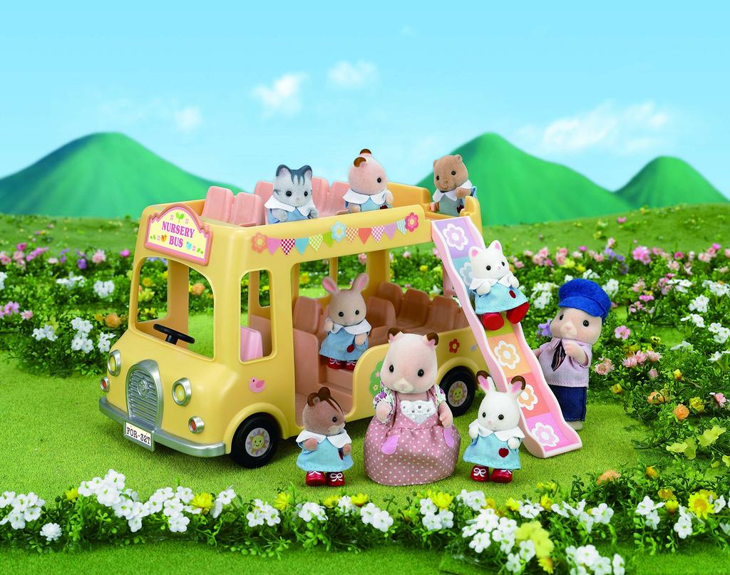 Sylvanian Families Nursery Double Decker Bus 5101 [Parallel Import]