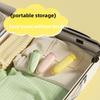 Brand-new Portable Travel-sized Folding Toothbrush and Toothpaste Set Multi-functional Soft-bristled Suitable for Adults