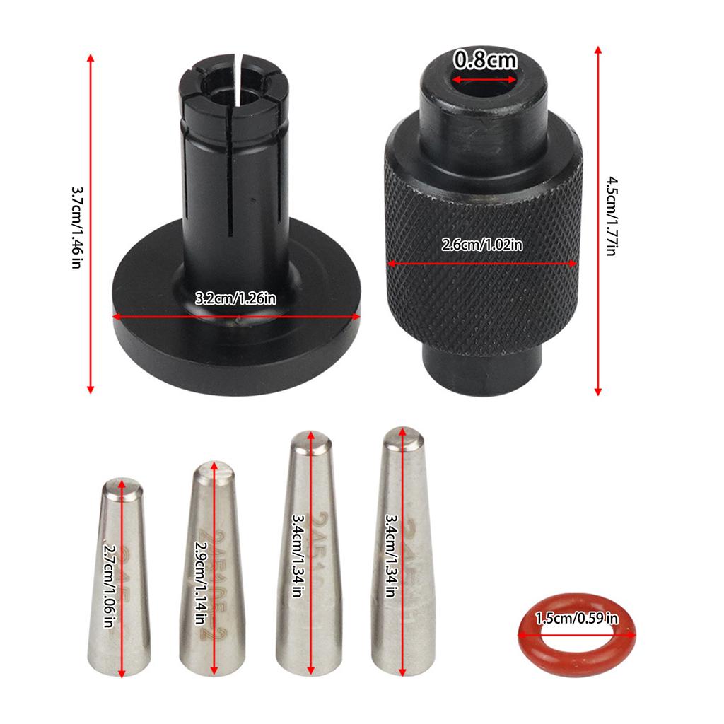 Fuel Injector Seals Tool Set for 2.0L 2.5L 3.6L 5.3L Engines Replaces GM245 18683AA000 EN-49245 EN-51105