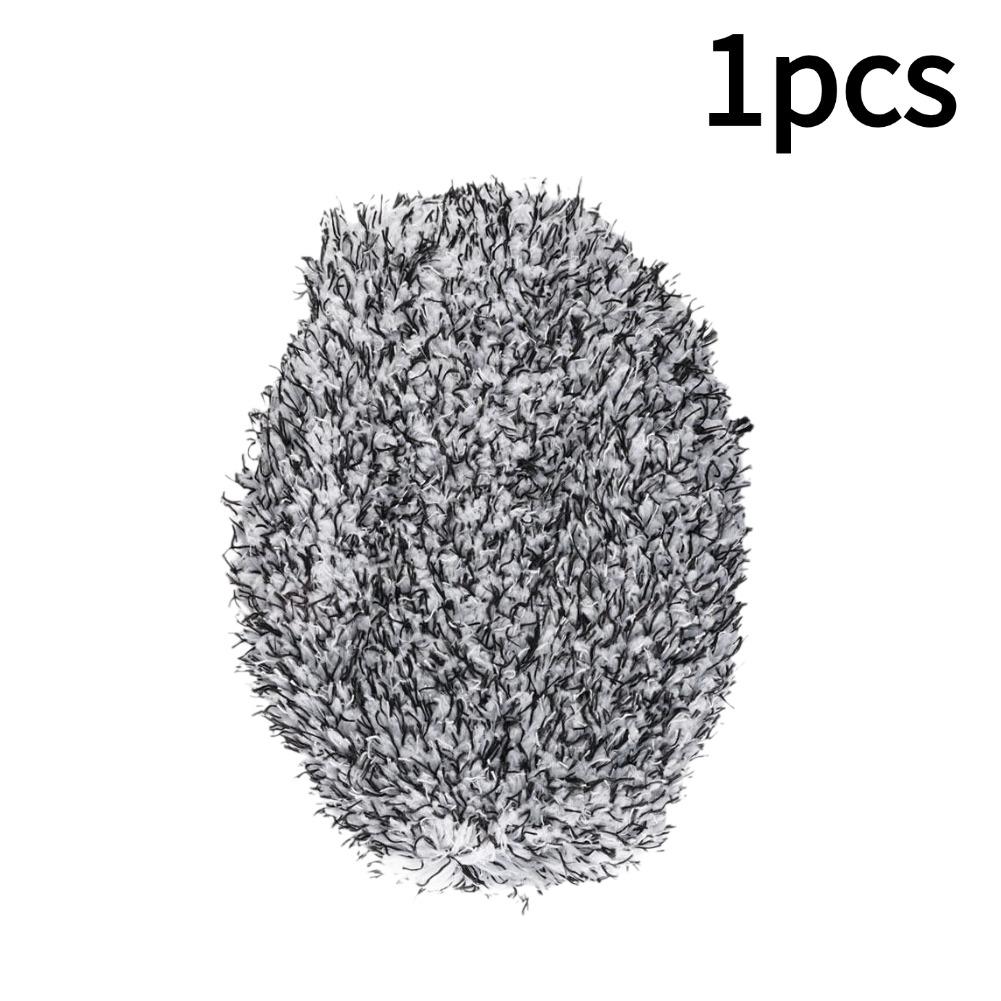 

1/2pcs Replacement Cloth Cover For Car Long Handle Brush Head Car Wash Brush Plush Mop Brush Cover Car Cleaning Car Accessories