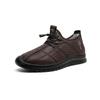 Fashion 2025 Winter Men's Cotton Shoes Warm, Velvet, Waterproof, Anti Slip, Thickened Walking Boots, Extra Large Size 38-48 Mens Shoes